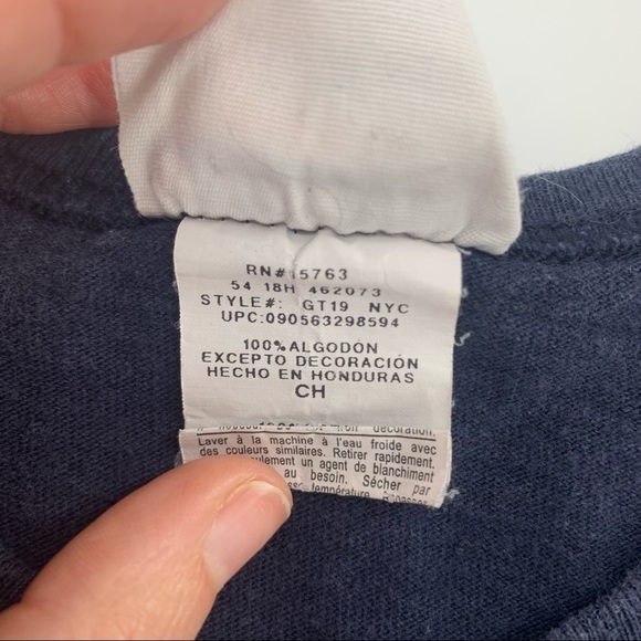 VTG 90s Champion Brand Big C Logo Short Sleeve Tee - Picture 10 of 14